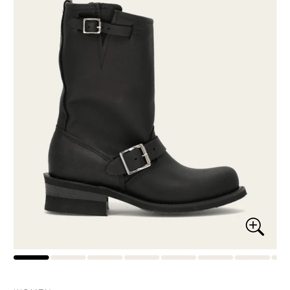 FRYE AND CO. Black Combat & Moto Boots
